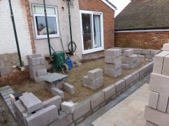 foundations,brickwork,blockwork,muck away,seaford,brighton,extensions
